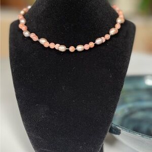 Silpada Pink Beaded Necklace Elegant Jewelry